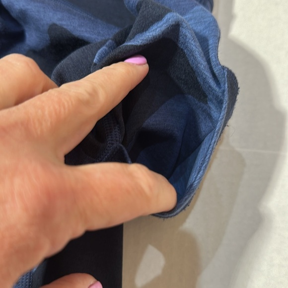 Offline by Aerie Blue Camouflage Leggings - Picture 6 of 9